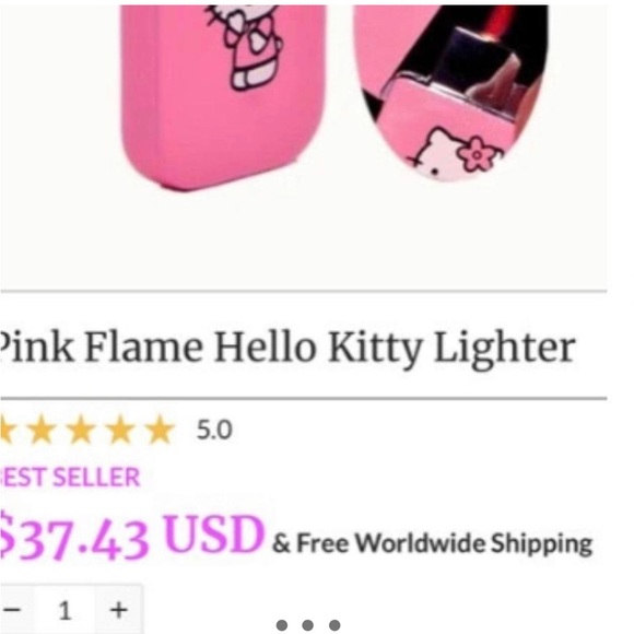 - Hello kitty pink flame lighter - Picture 4 of 4